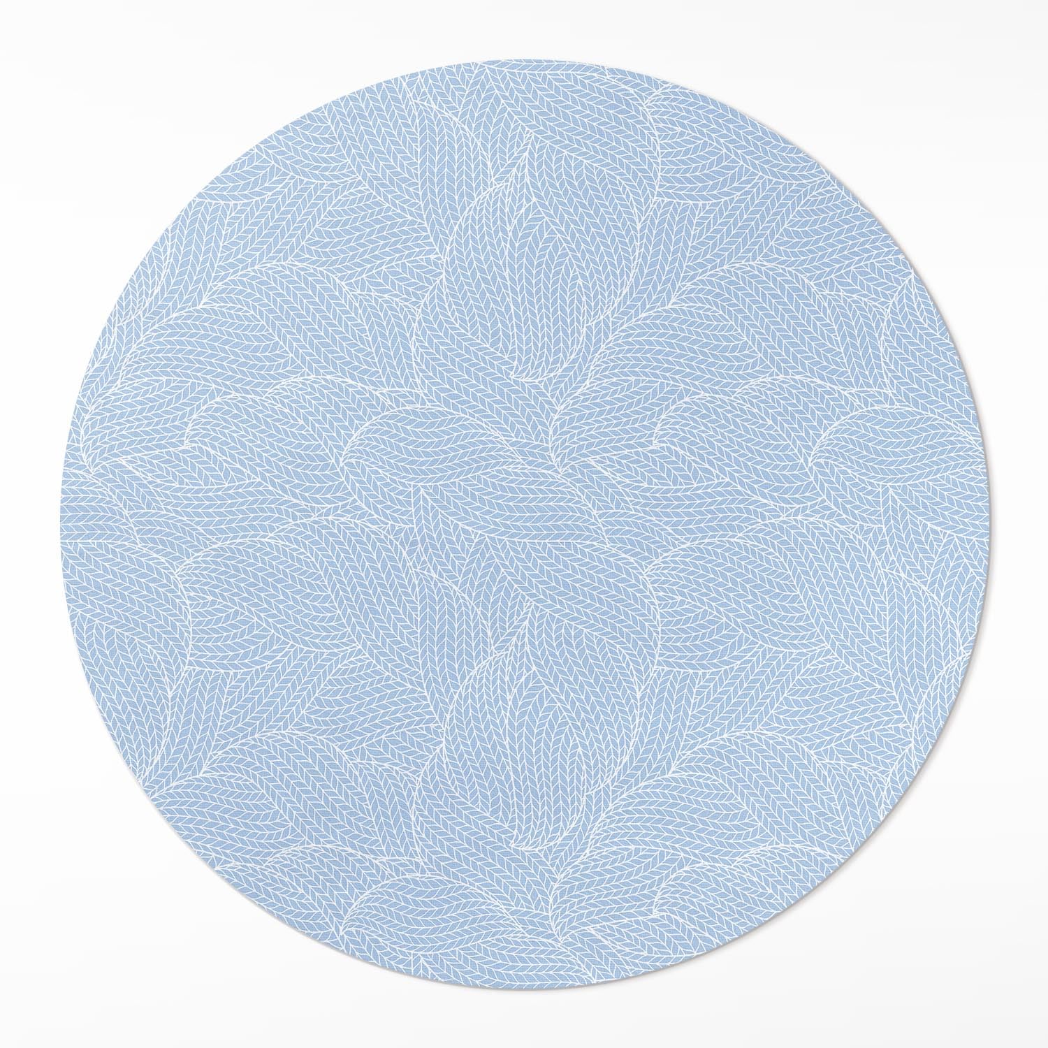 Tapis vinyle ø70 cm rond anti-rayure pour sol de cuisine entretien facile