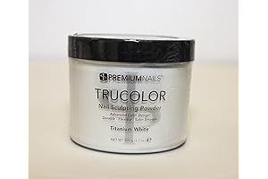 anacrylics brand Solar Acrylic Nails Powder-3.7oz - Titanium White