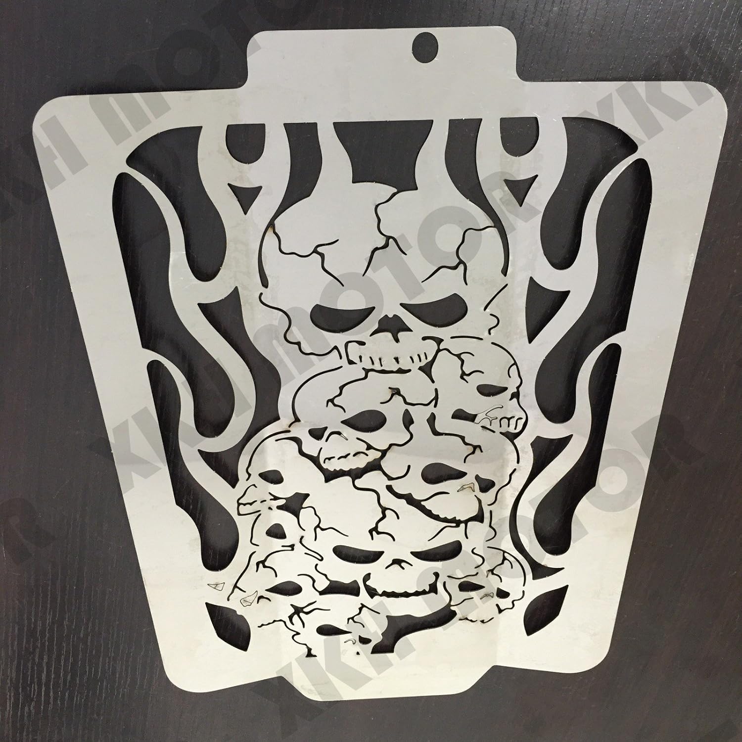 XKH- Skull Radiator Grille Guard Cover Protector Compatible with 2006-2013 Suzuki Boulevard M109 Moto [B00YB3ZFV6]