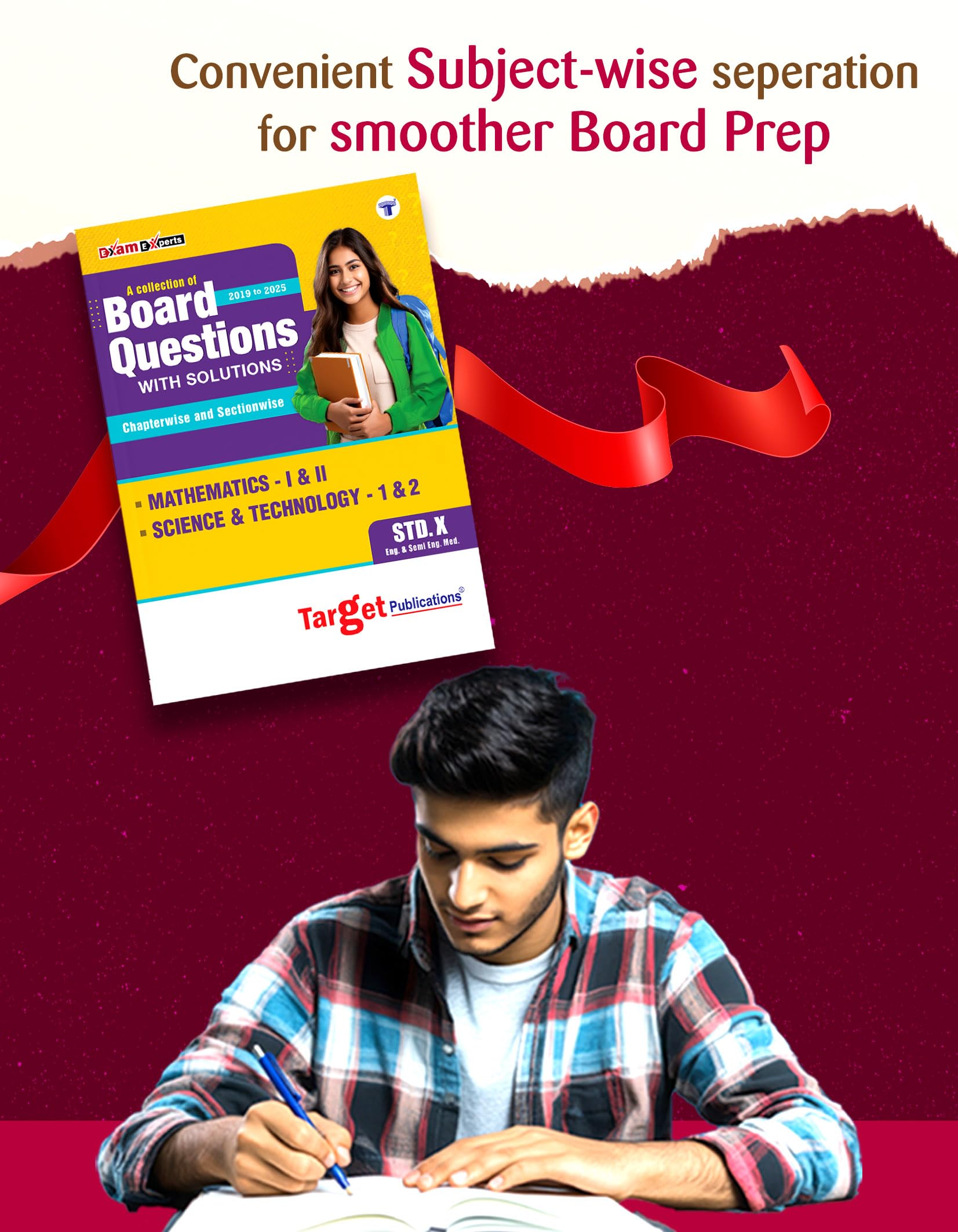 Std 10 Board Chapter Wise Questions with Solutions | SSC Topic Wise Board Questions All Subjects - 2019 to 2025 | English Medium | Based on Std X Maharashtra State Board 1