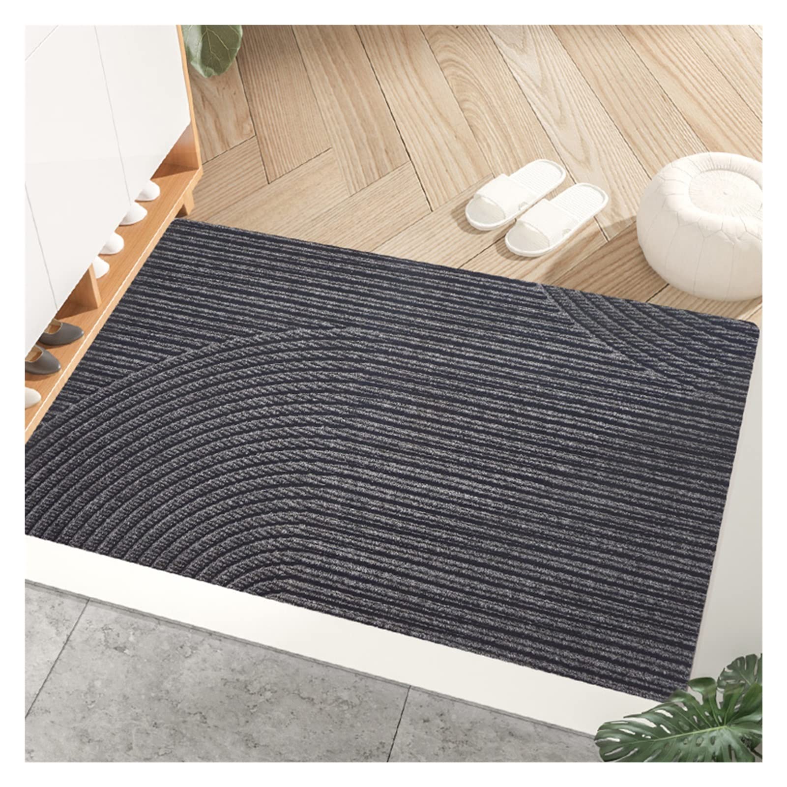 Felpudos duraderos antideslizantes para exteriores, resistentes al desgarro y cortables, ideales para hoteles y terrazas, 80 x 140 cm, estilo y funcionalidad definitivos.