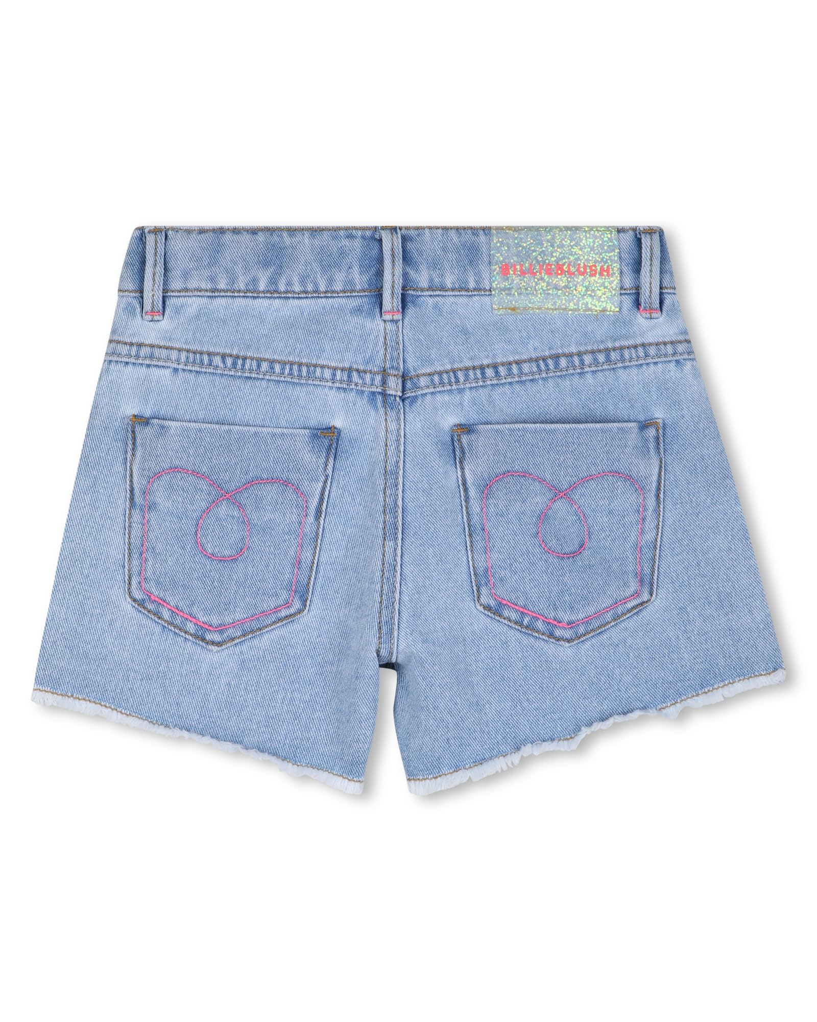 Billieblush Pantaloncini Denim Bambina, Blu, 3 Anni