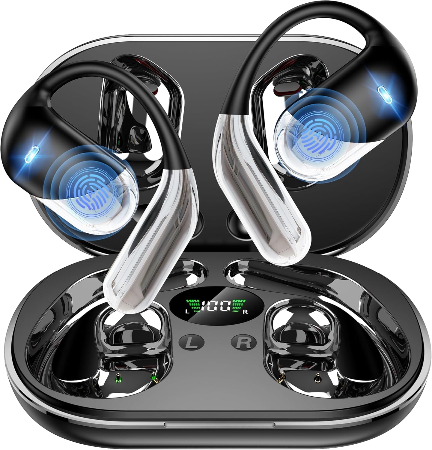 Oreillette Traduction Instantanée Compatible 198 Langues, Autonomie 80h