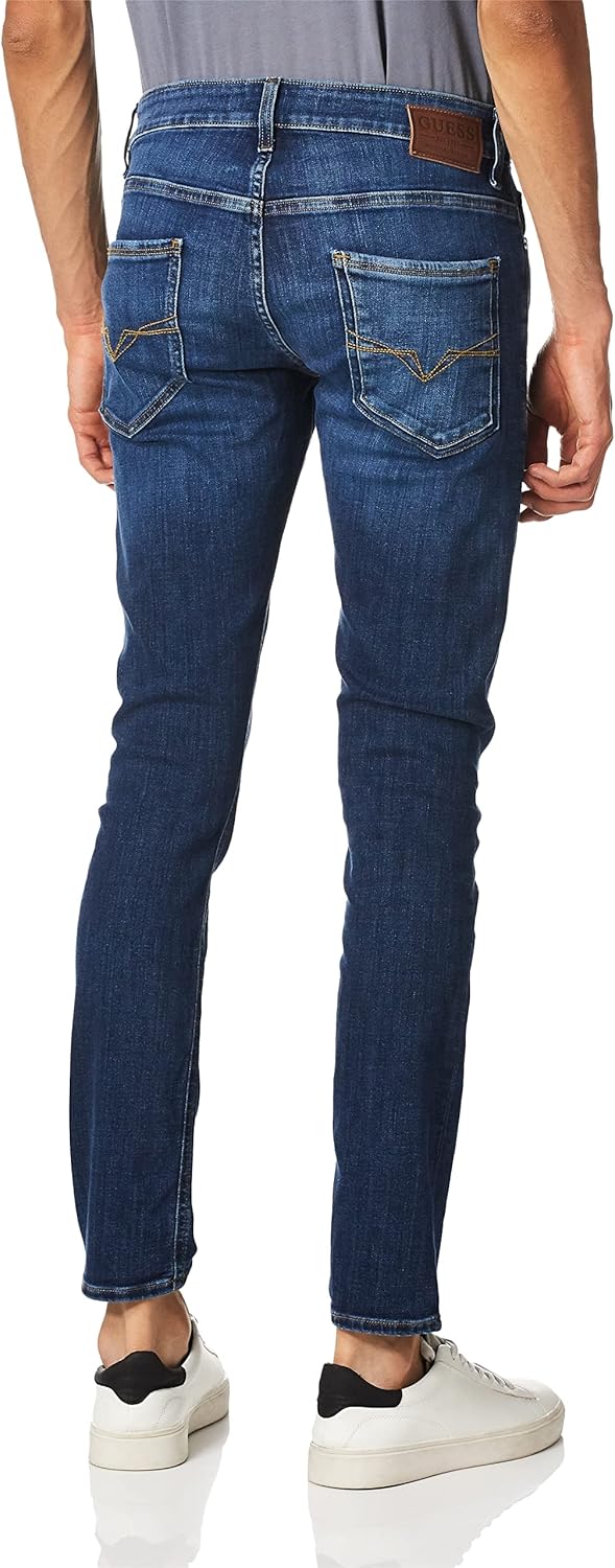 Guess Mens Mid Rise Skinny Fit Jean - Image 3