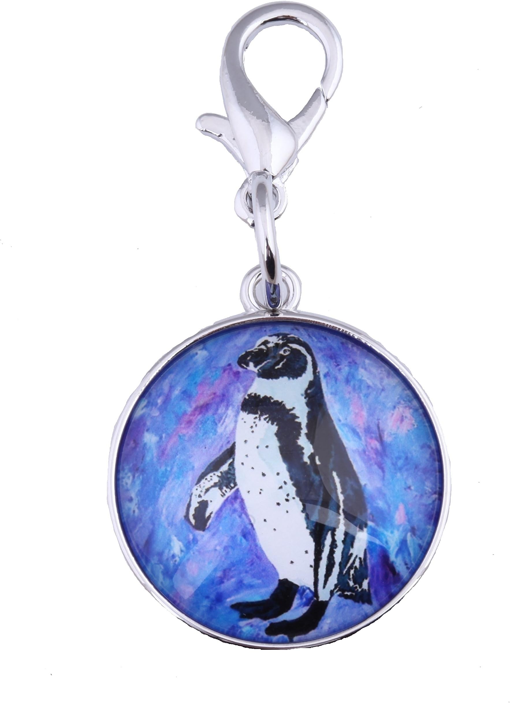 Salvador KittiAnimal Bag Charm with Lobster Claw Clasp, Zipper Pull, Purse Charm - Bag Jewelry