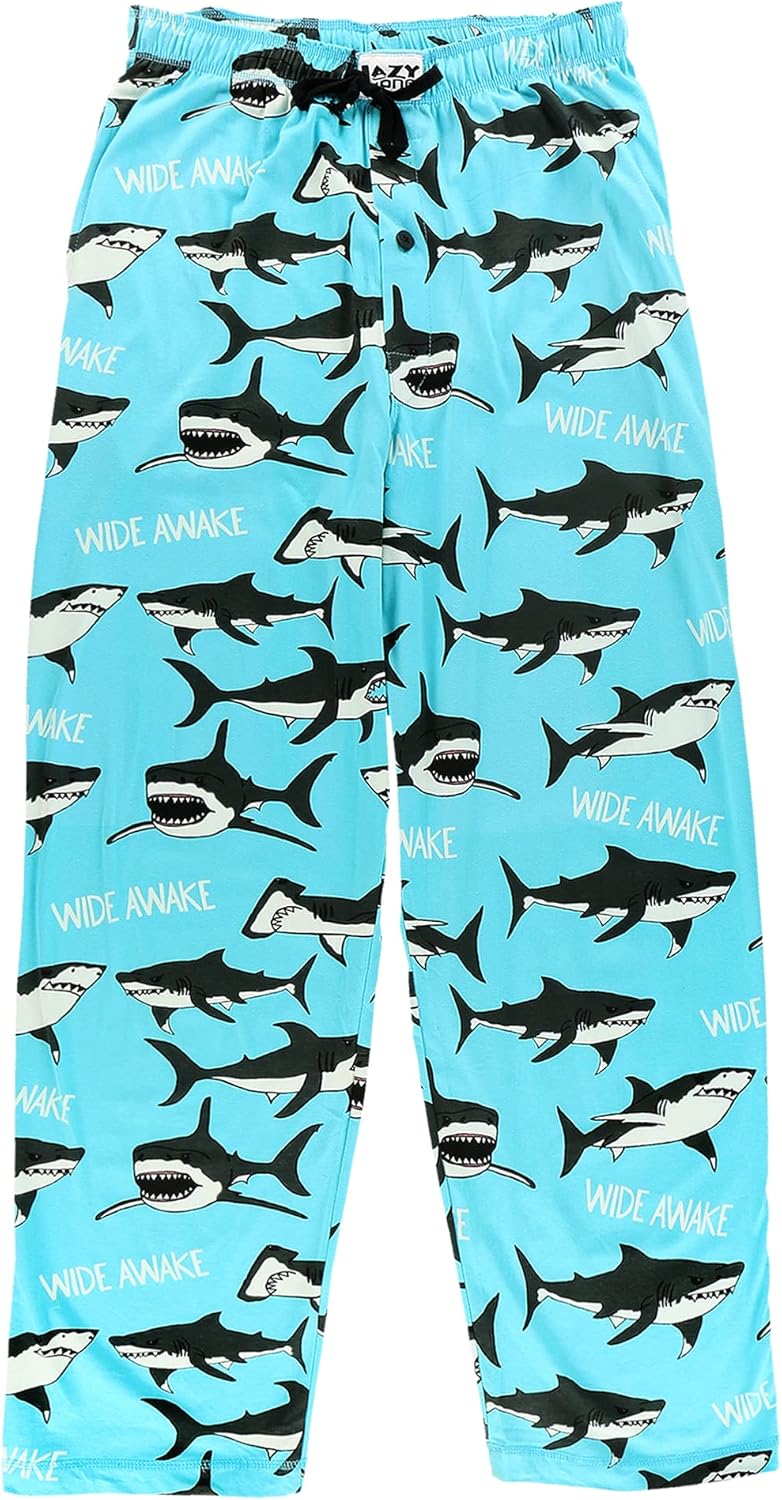 Lazy One Funny Ocean Pajama Pants For Men, Men's Separate Bottoms, Lounge Pants, Fishing PJs - Image 3