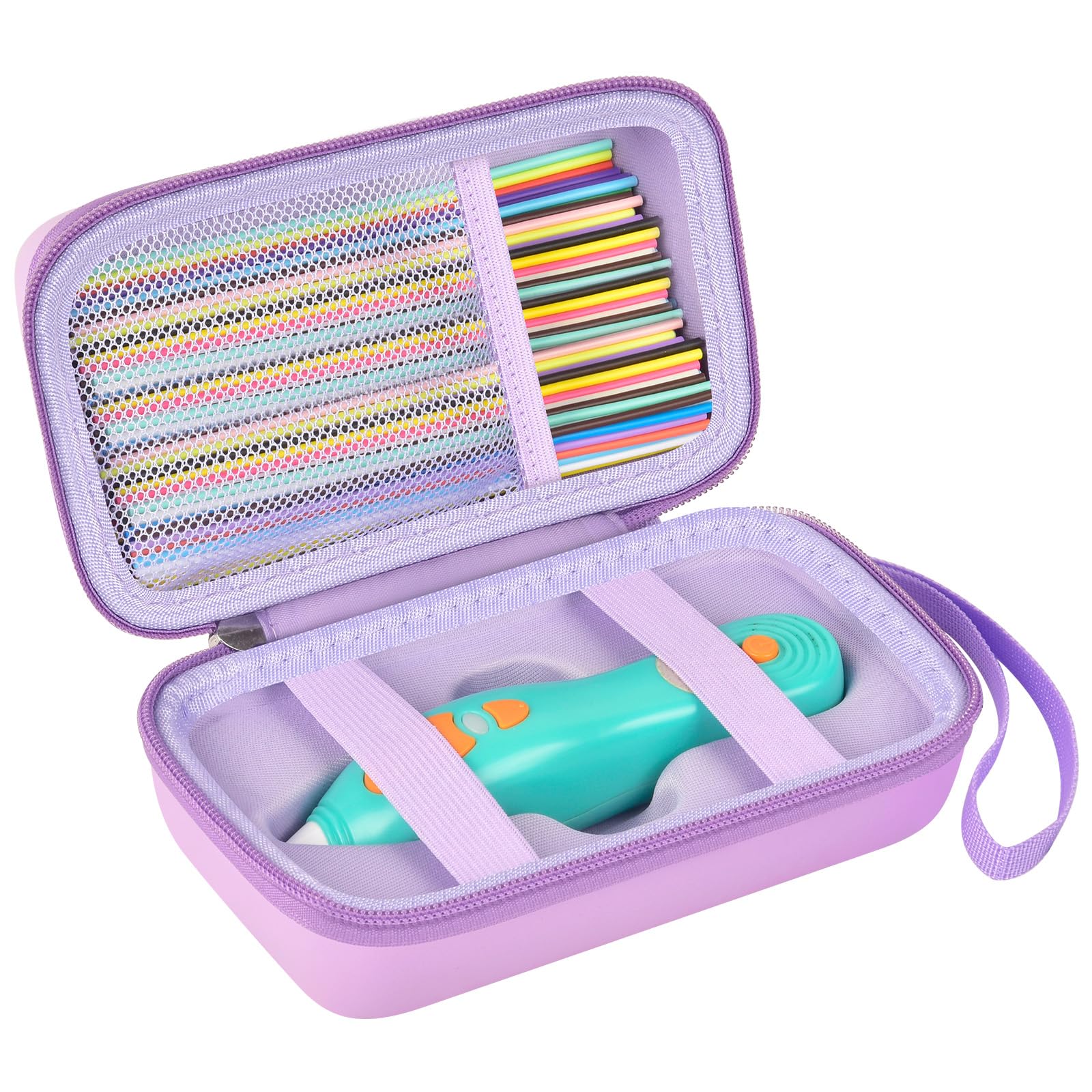 ANKHOH 3D Pen for Kids Case, for 3Doodler Start+ Essentials, Light Purple