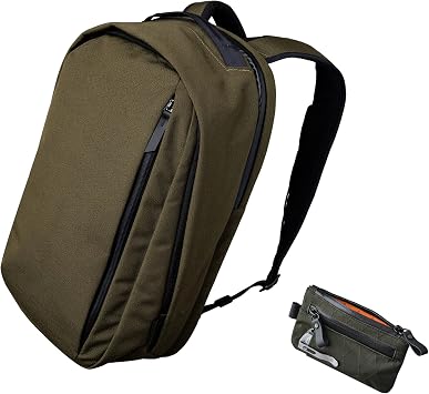 ALPAKA Metro Backpack Pro and Zip Pouch Pro - Fits 15.6" Laptop Business Travel Backpack with YKK Zippers, MOD Key Leash & Luggage Pass-through, Slim Zipper Wallet with RFID Blocking, ID Card Holder