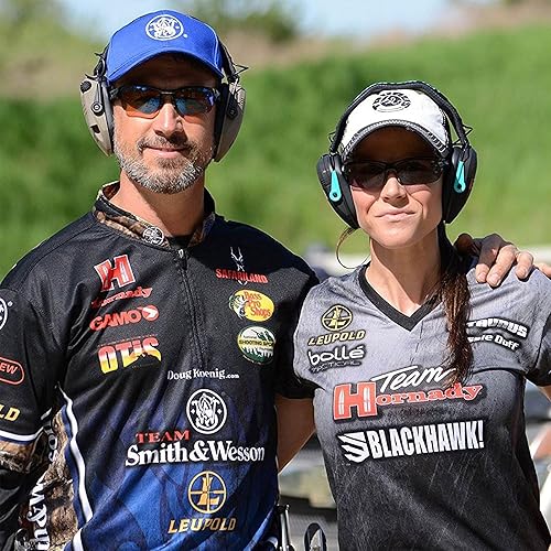 Vista 95 de Walker's Razor Slim Shooter Electronic Hunting Orejeras de protección auditiva plegables Razor Slim Verde Patriot,Flat Dark Earth,Tierra oscura