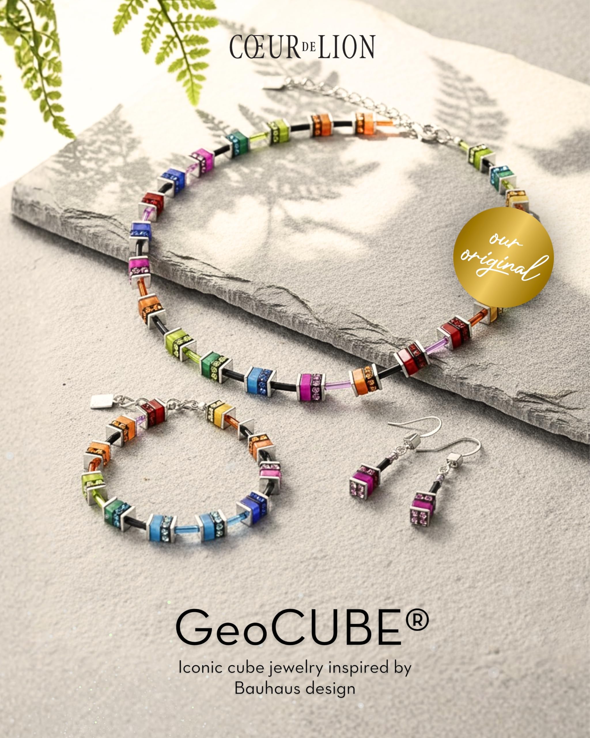 Coeur de Lion GeoCUBE Chunky Chain Halskette