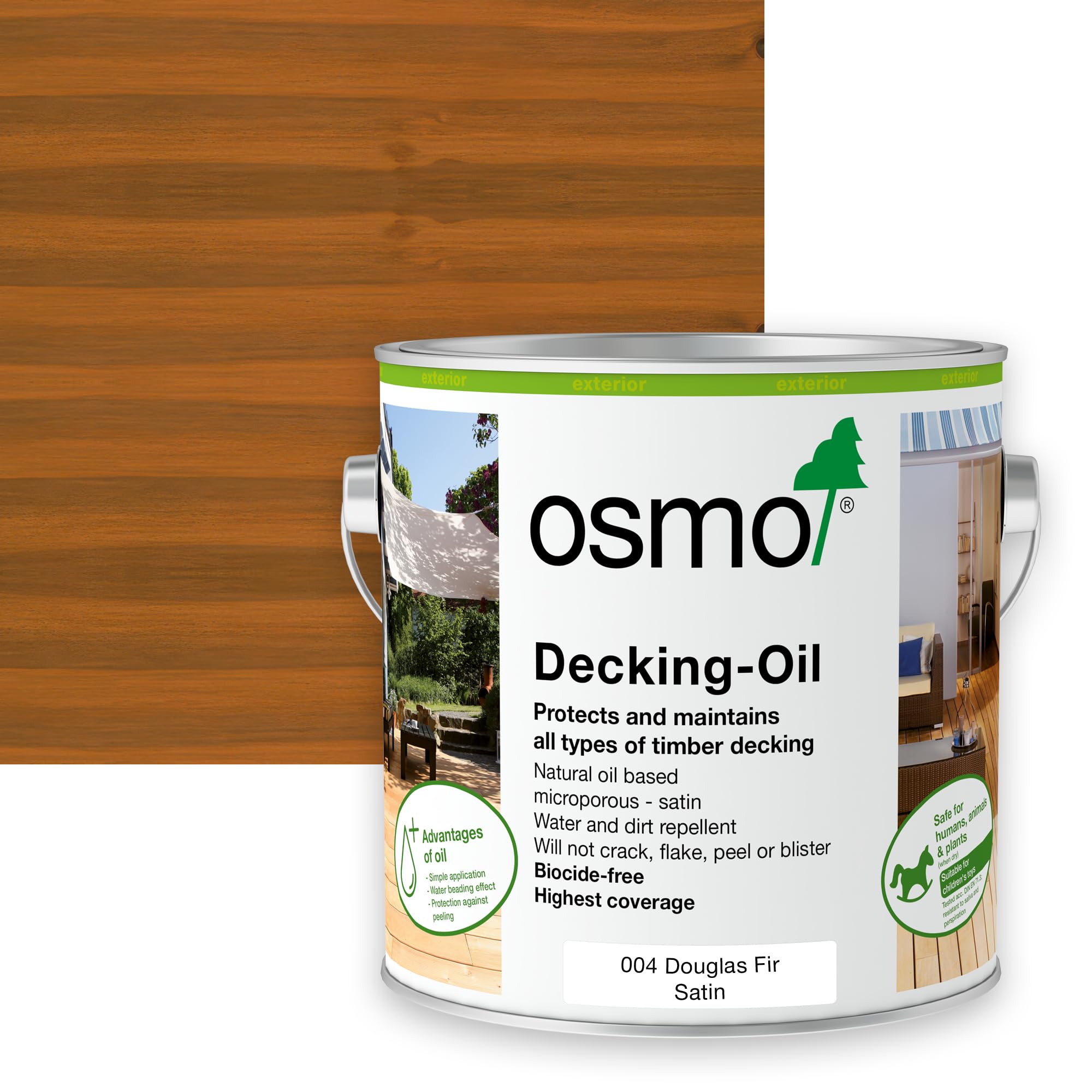 Osmo Decking Oil Douglas Fir 2.5 Litre