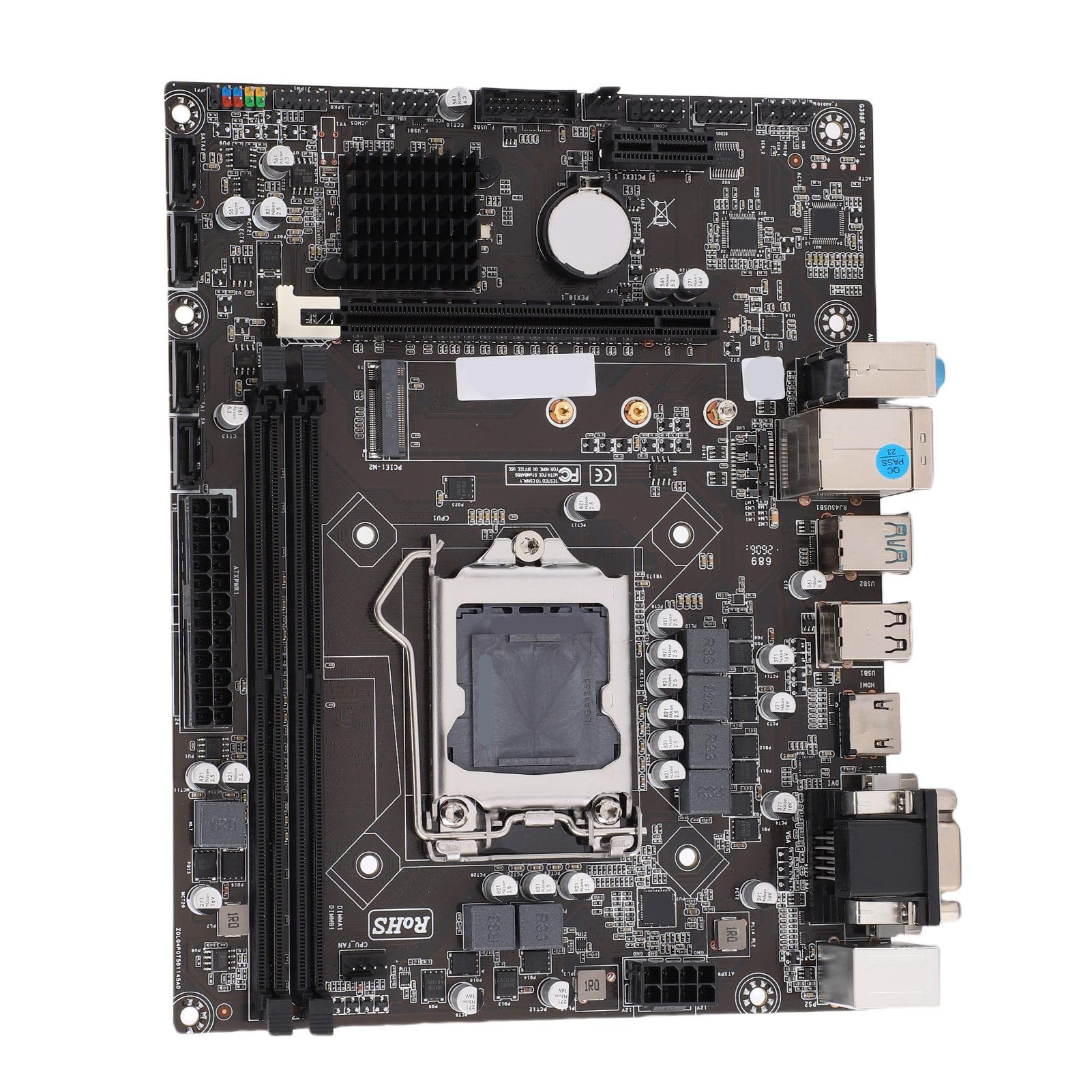 Scheda Madre H310 LGA 1151 Prestazioni Affidabili per Lavori di Gioco ATX DDR4