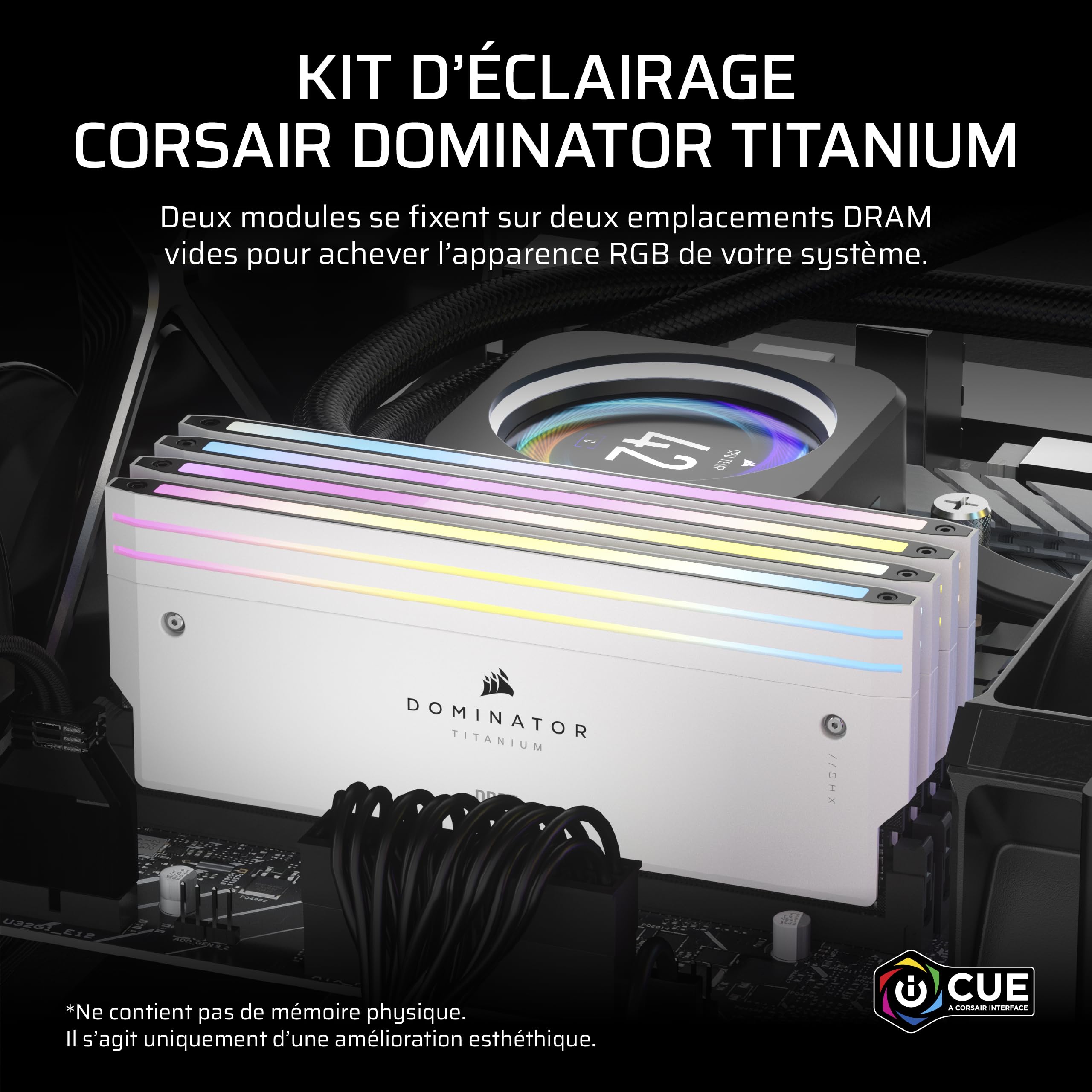 メモリー CORSAIR DOMINATOR LIGHT ENHANCEMENT KIT CORSAIR Dominator Titanium DDR5 RGB Light Enhancement Kit - 2x