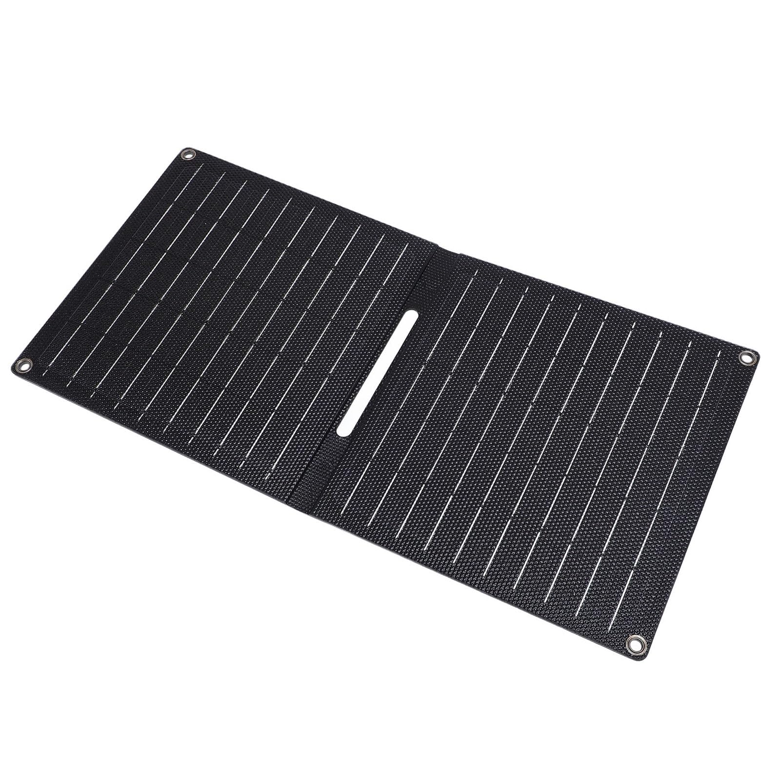 Pannello Solare Portatile, Pannello Solare Pieghevole 24W 5V, in Silicio Monocristallino con Uscita USB Tipo C per Telefono Laptop Campeggio Escursionismo Attività all'Aria Aperta