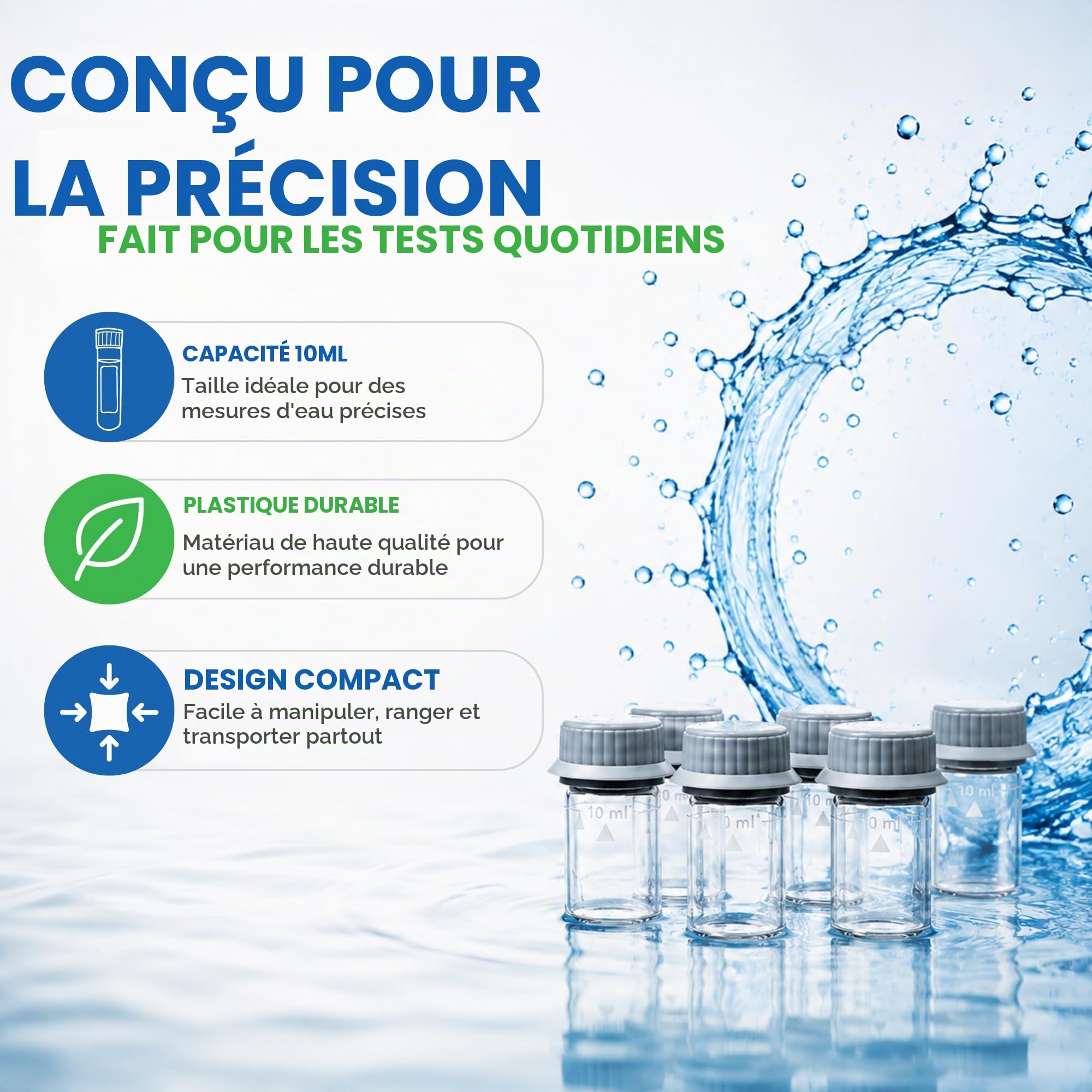 Cellules cylindriques Lovibond avec couvercle