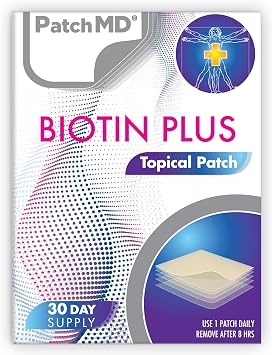 PatchMD Biotin Plus - Topical Patches - 30 Days Supply
