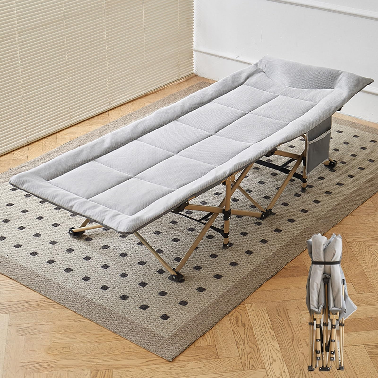 Amazon.com: Generic Portable Folding Bed, Adults Steel Tube Frame