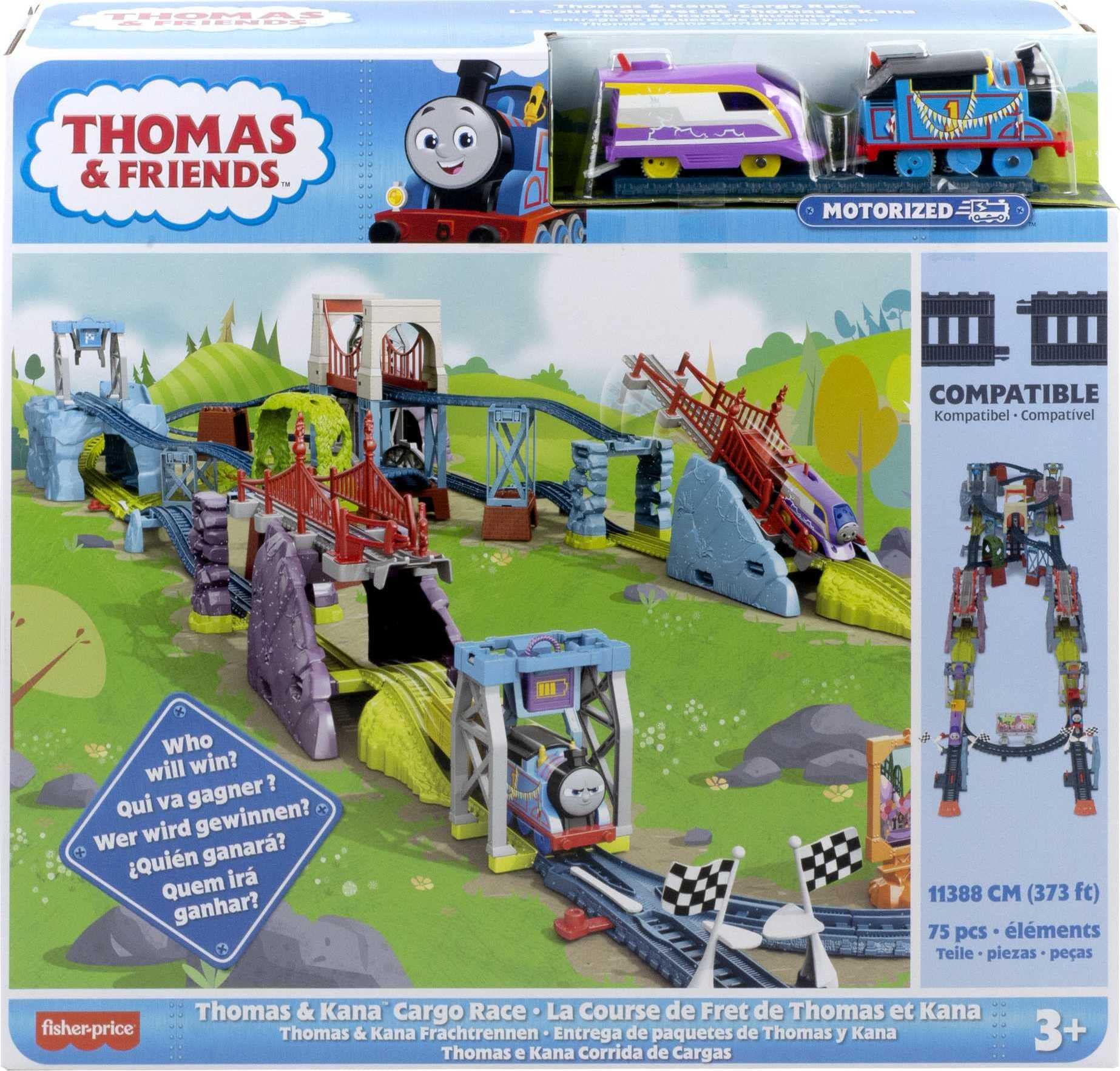 Thomas & Friends Fisher-Price Launch & Loop Maintenance – Tren Motorizado Con Pista De Juguete Para Patio, +3 Años