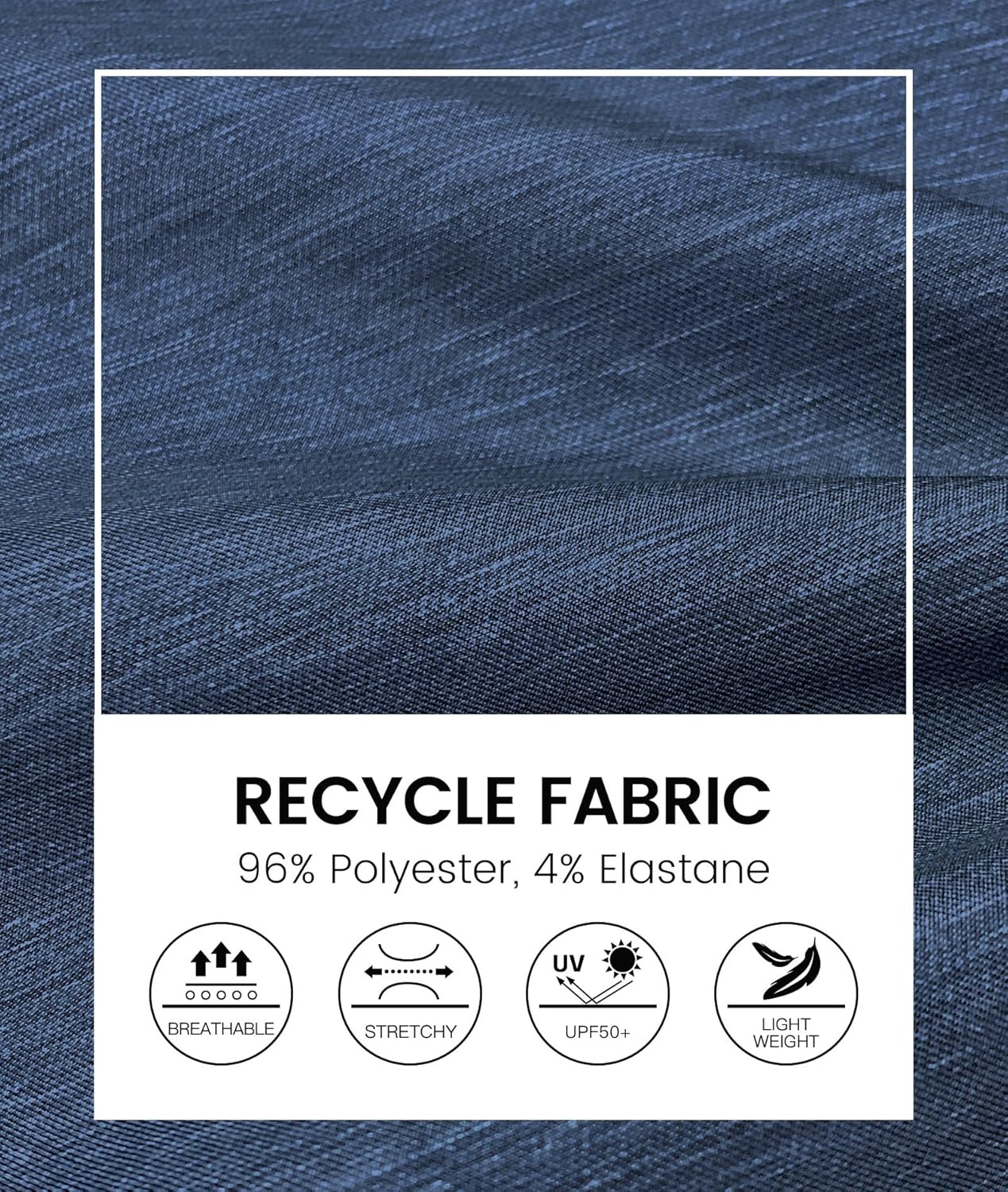 PULI Mens Golf Hiking Shorts Lightweight Casual Dress 12"/10" Inseam Work Stretch Travel Hybrid Quick Drying with Pockets - Image 5