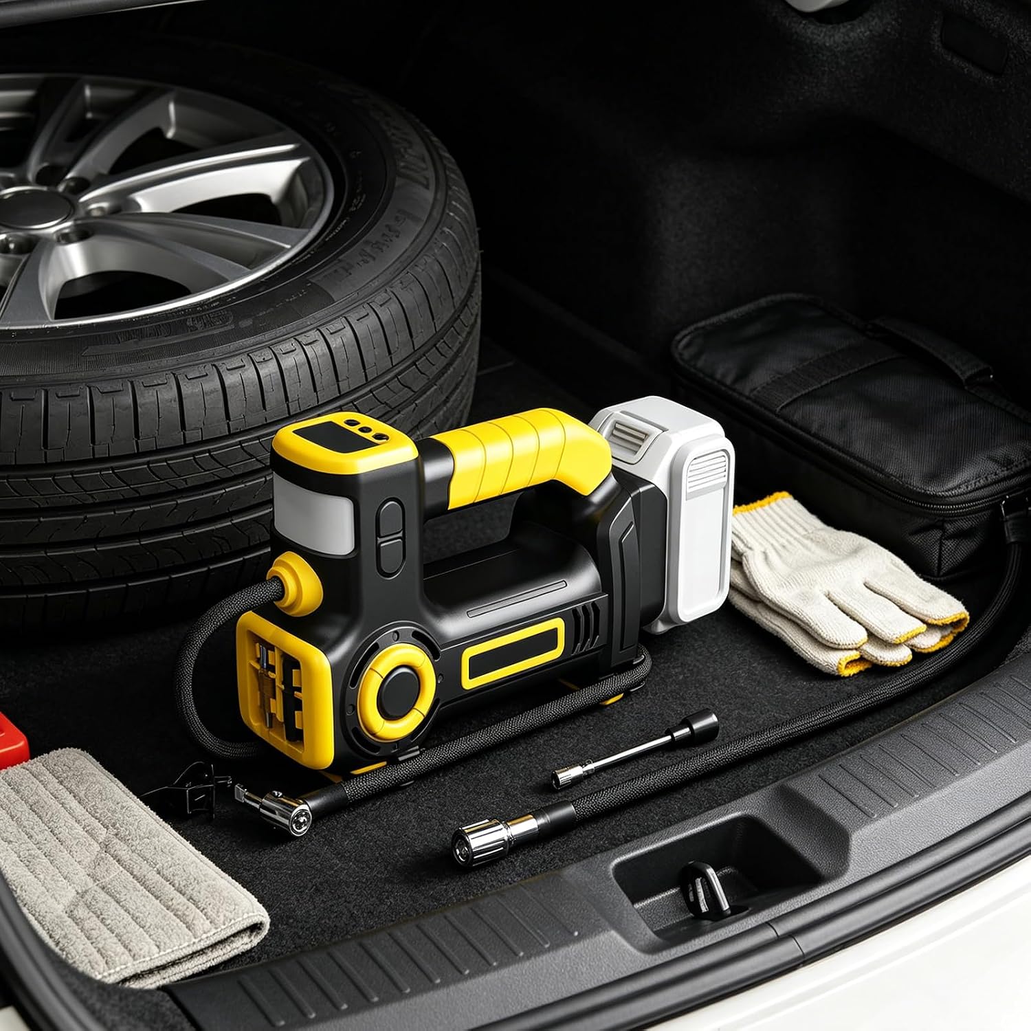 Tire Inflator Air Compressor Portable Compatible with DeWalt batteries
