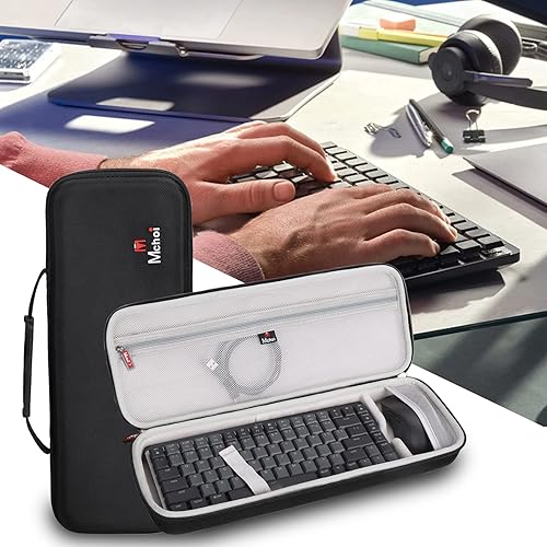 Miniatura 8 de Mchoi Funda para teclado MX adecuada para teclado mecánico MX inalámbrico iluminado, a prueba de golpes, resistente al agua, funda protectora de