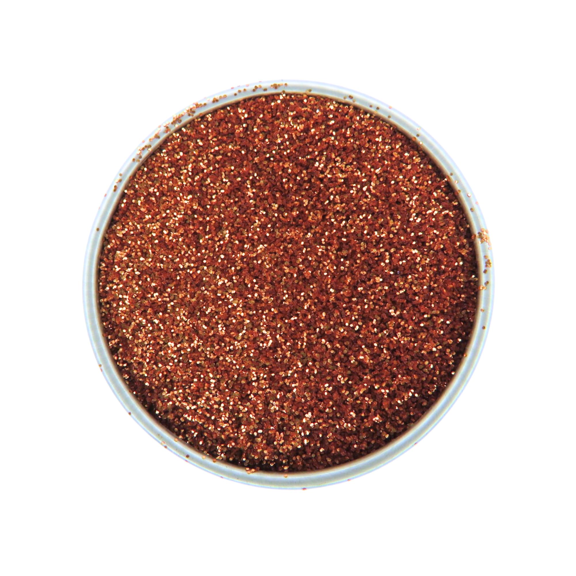 Orange Fine Glitter Makeup - Biodegradable Eco Sparkle Makeup for Your Face Body, Hair and Nails - Eco Friendly BioGlitter - 6 Grams