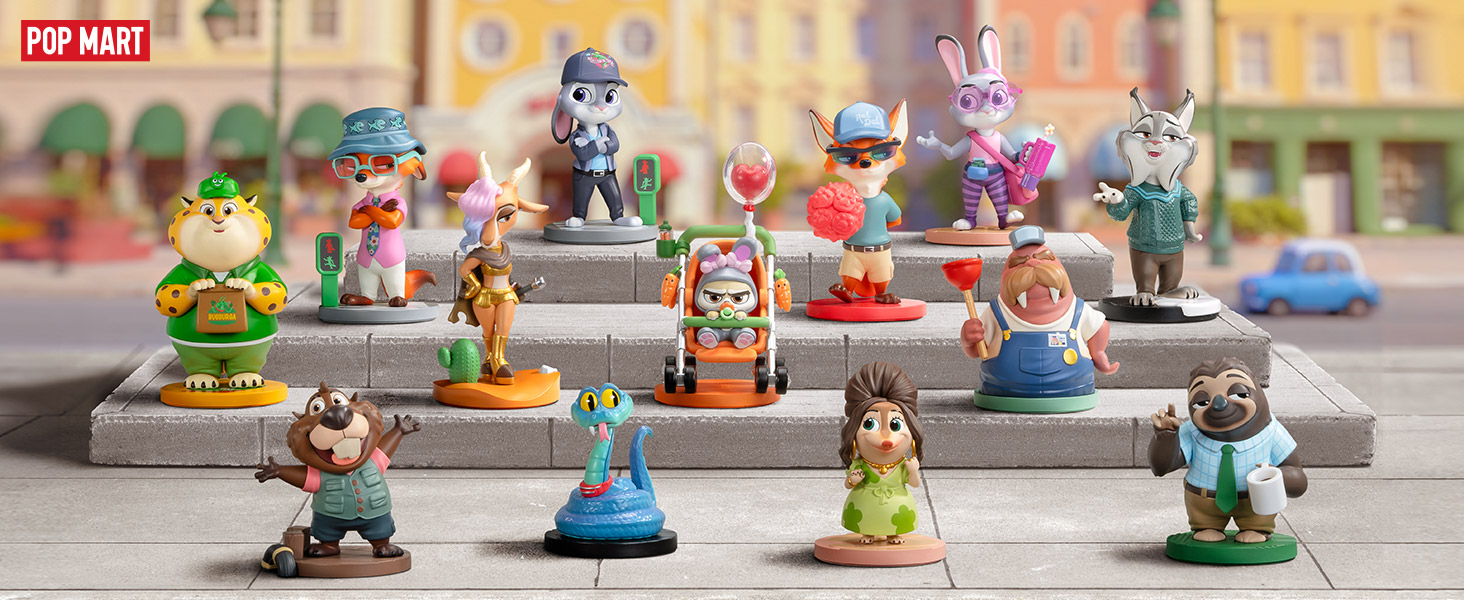 Amazon.com: POP MART Disney Zootopia: Next Adventure Series Blind