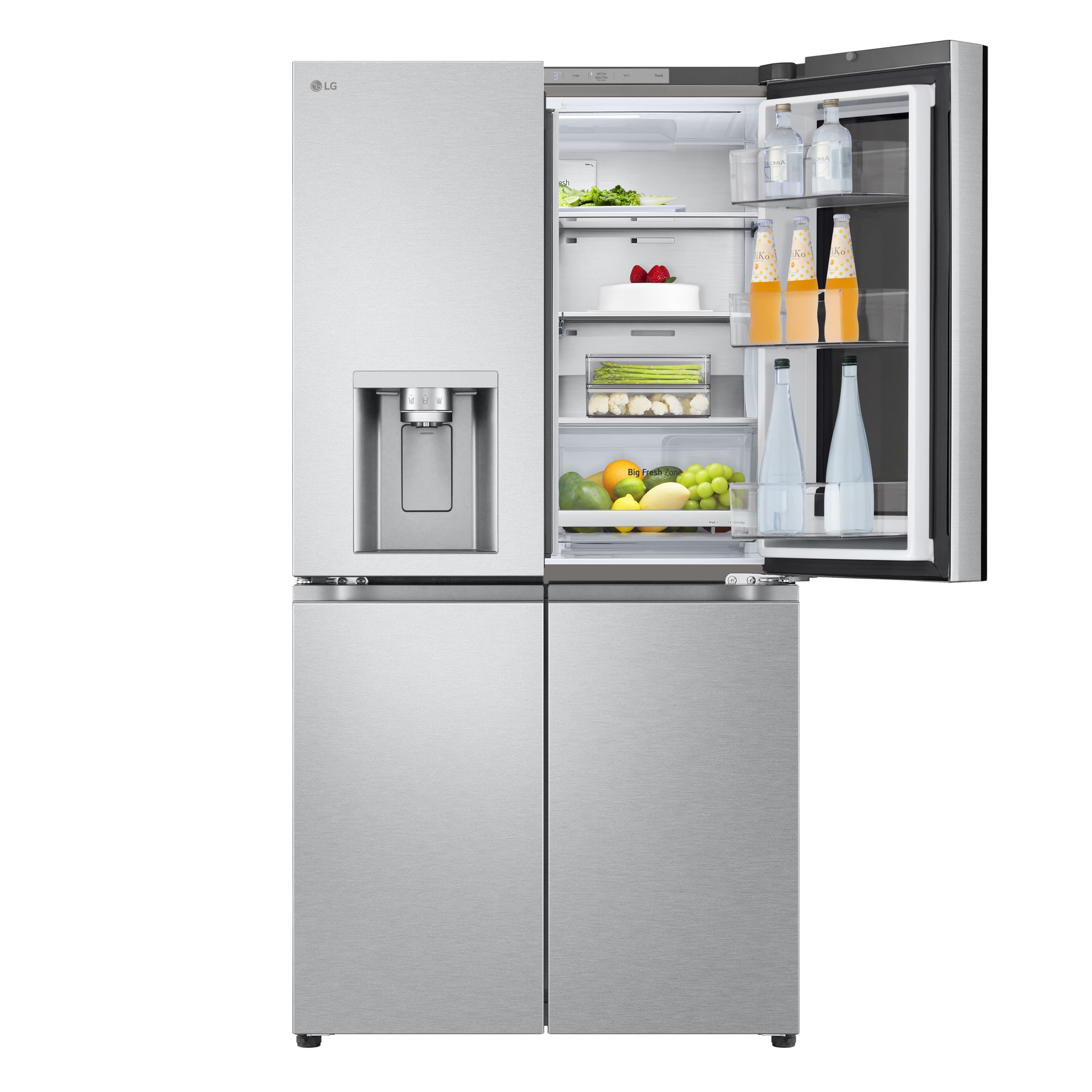 LG GMG960MBJE - Frigorifero americano, 638 Litri, No Frost, Argento, Classe energetica E