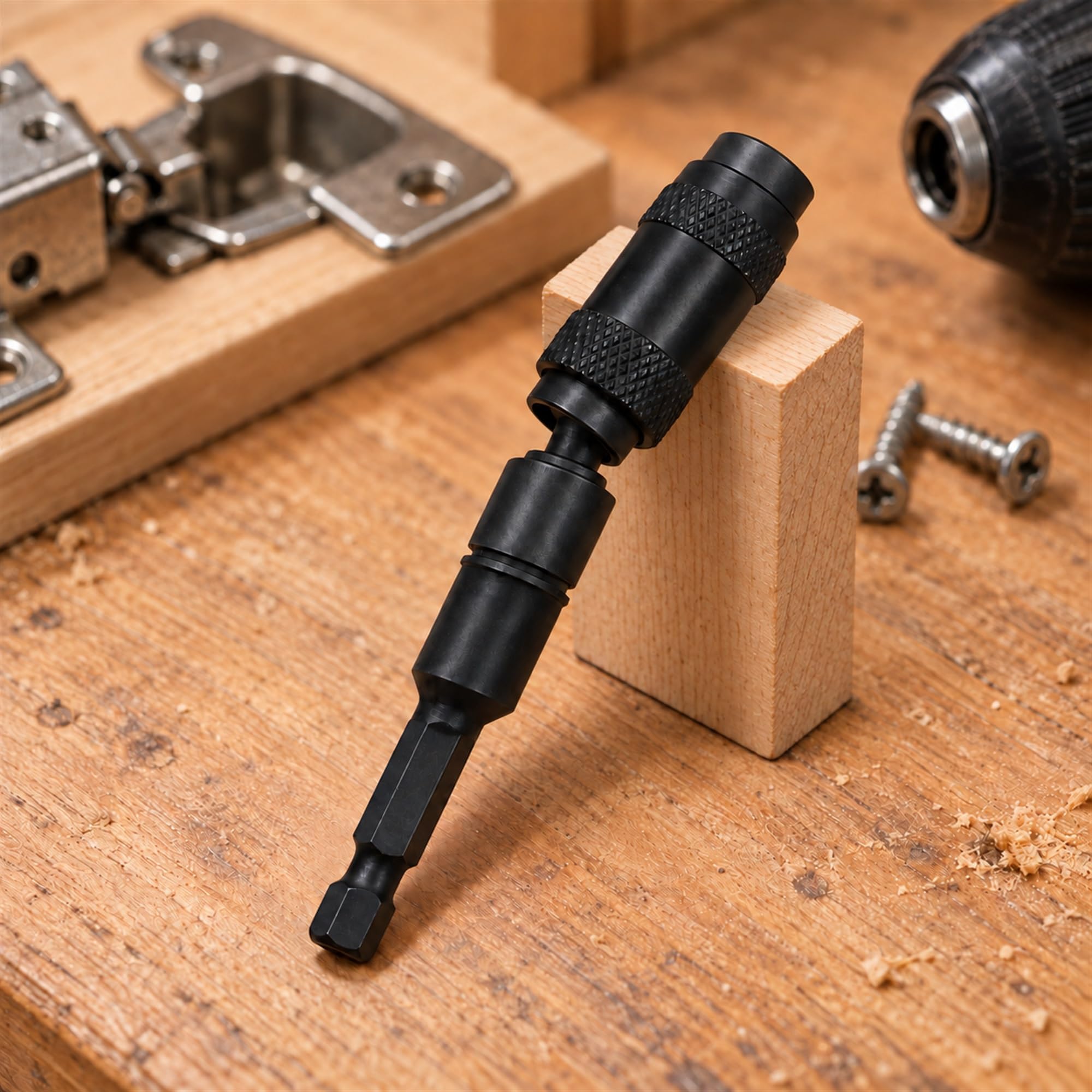 Chrome Vanadium Steel Quick Release Hex Bit Holder Extension for Drills and Screwdrivers, Assembly and Repair
