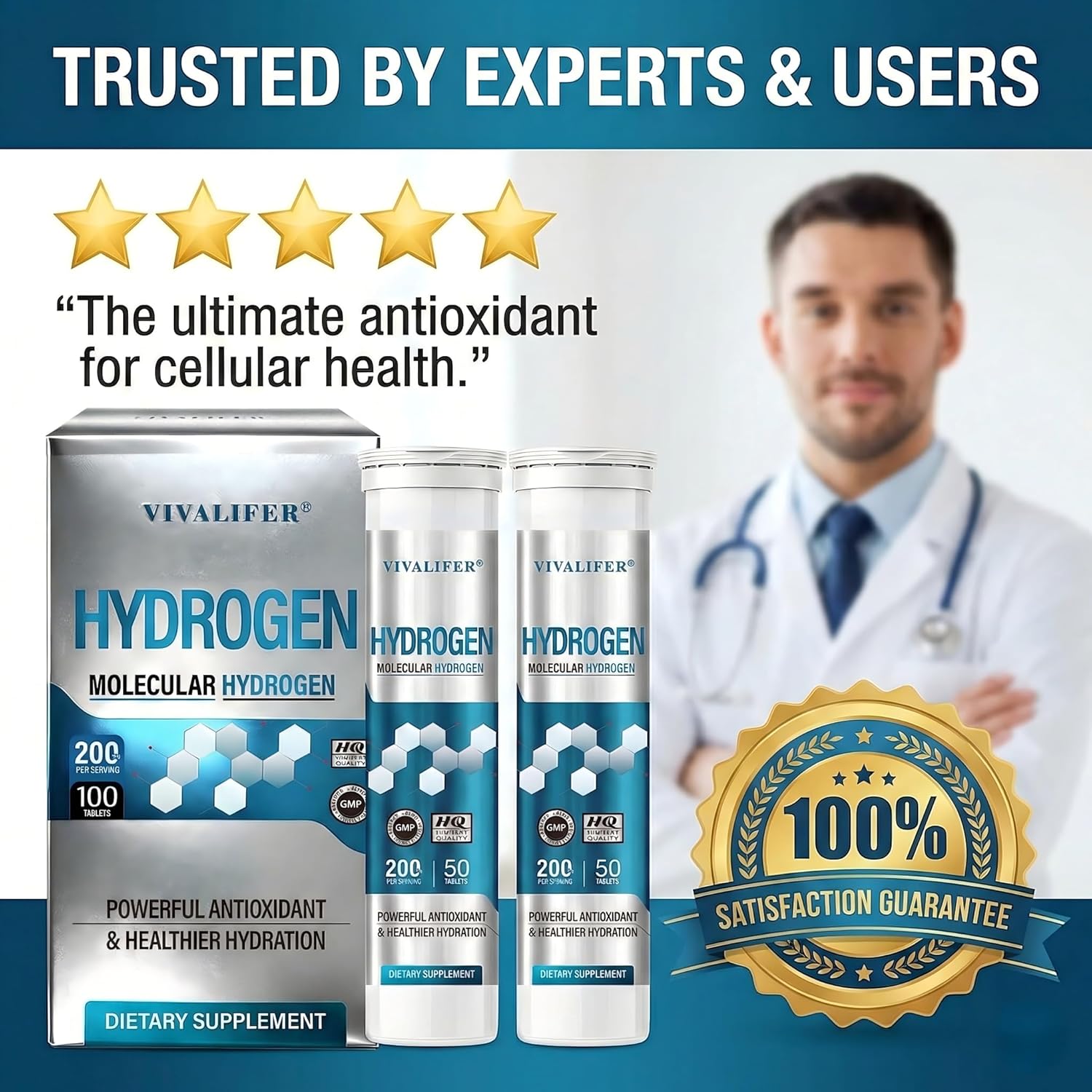 Hydrogen Water Tablets 100 Count (Lemon & Raspberry Flavor) - High PPM Molecular Hydrogen & Elemental Magnesium Supplement - Dissolvable H2 Generator for Energy, Muscle Recovery & Hydration - Image 9