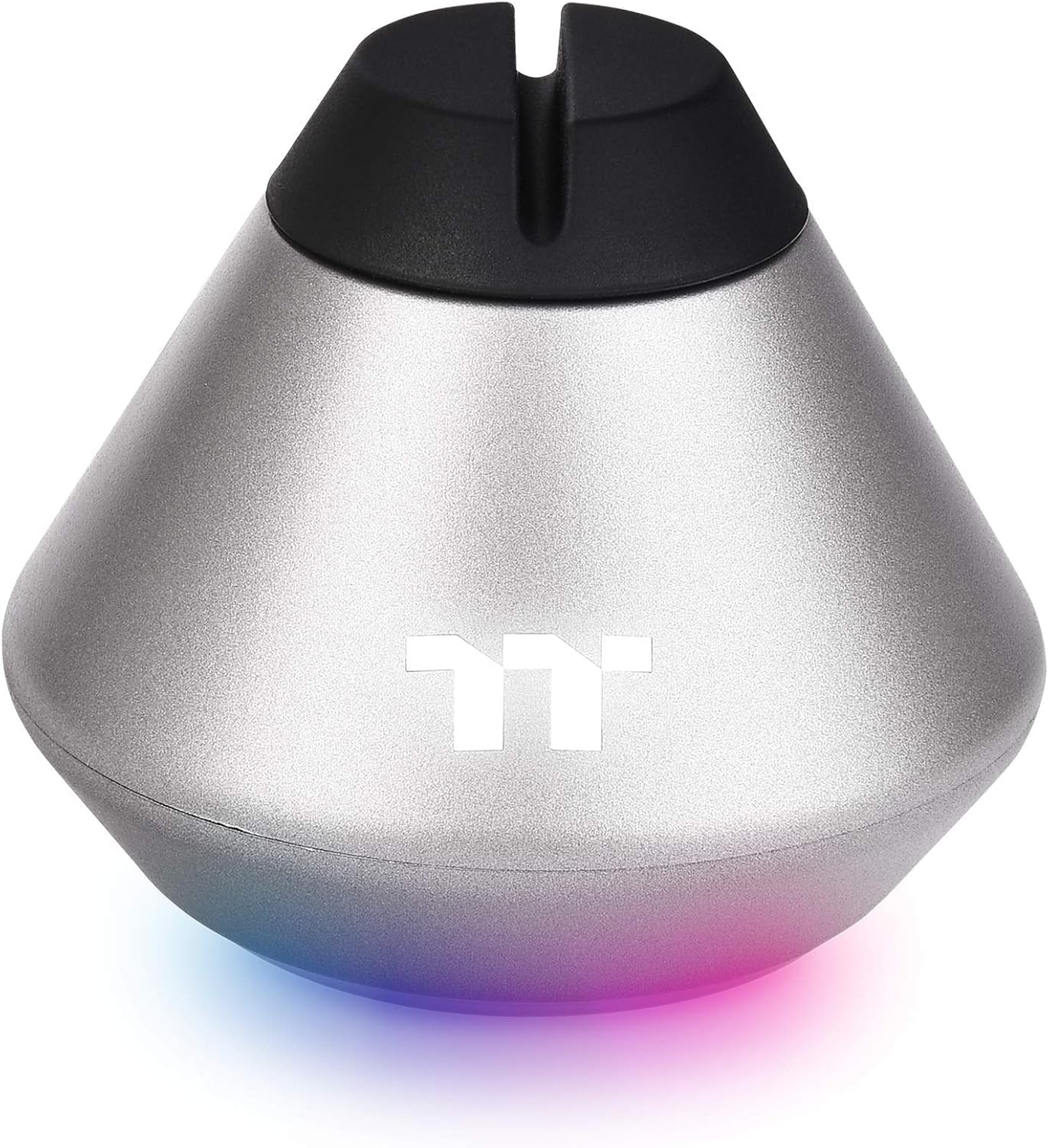 Thermaltake Argent MB1 RGB 16.8 Million RGB Color Software Enabled Mouse Bungee, Altra-Compact and Non-Slip Rubber Base. GEA-MB1-MSBSIL-01