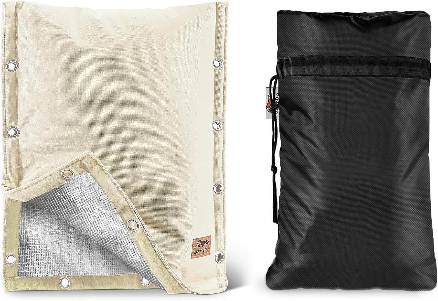 Backflow Preventer Insulation Cover Bundle with Extended Outdoor Faucet Covers