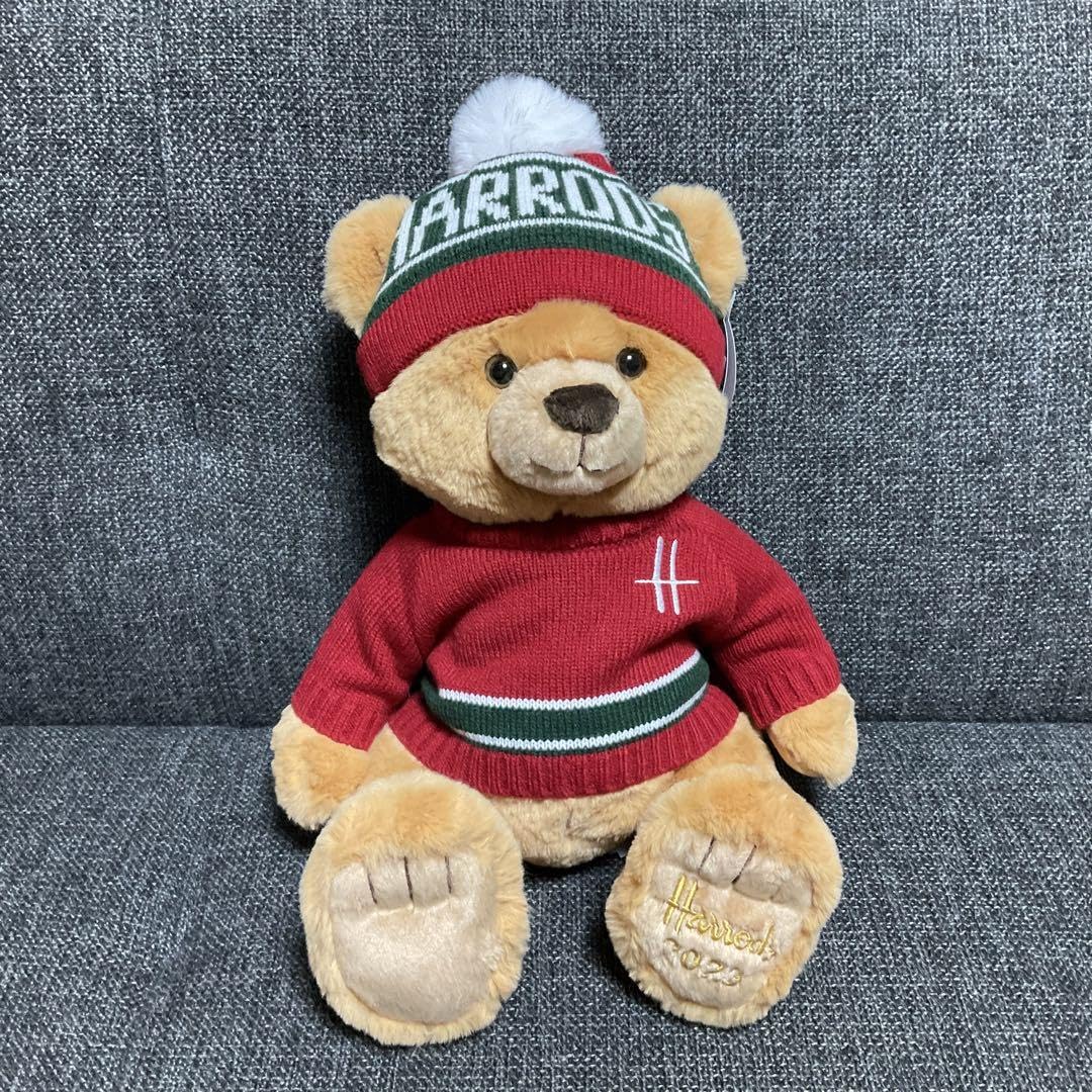 Harrods - ハロッズ  2023年　クリスマスベア　イーサン Amazon.co.jp: ハロッズ HARRODS クリスマスベア 2023 Ethan