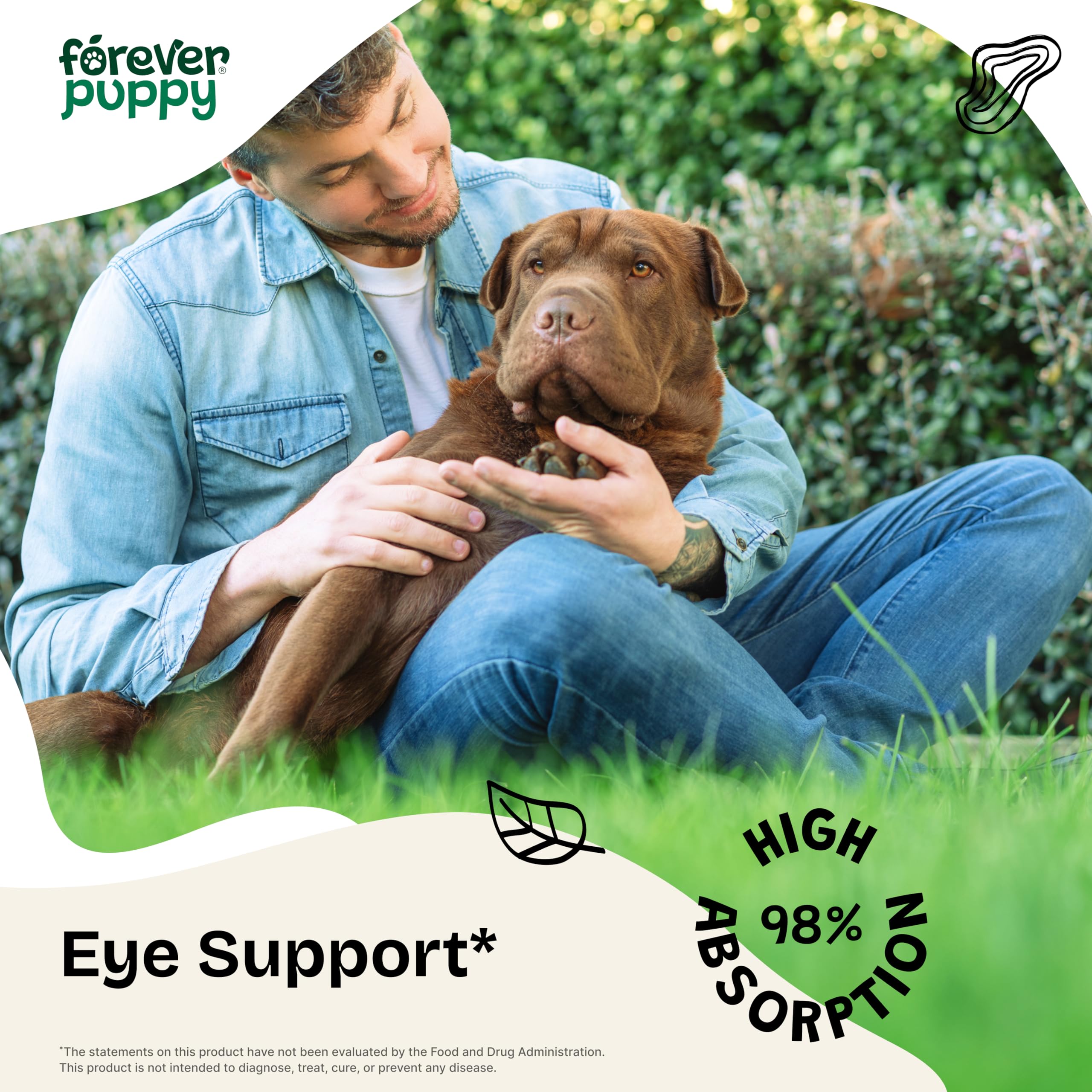 Forever Puppy Vision Supplements - Bilberry & Eyebright Drops for Dogs 2 oz — Amazon image 2