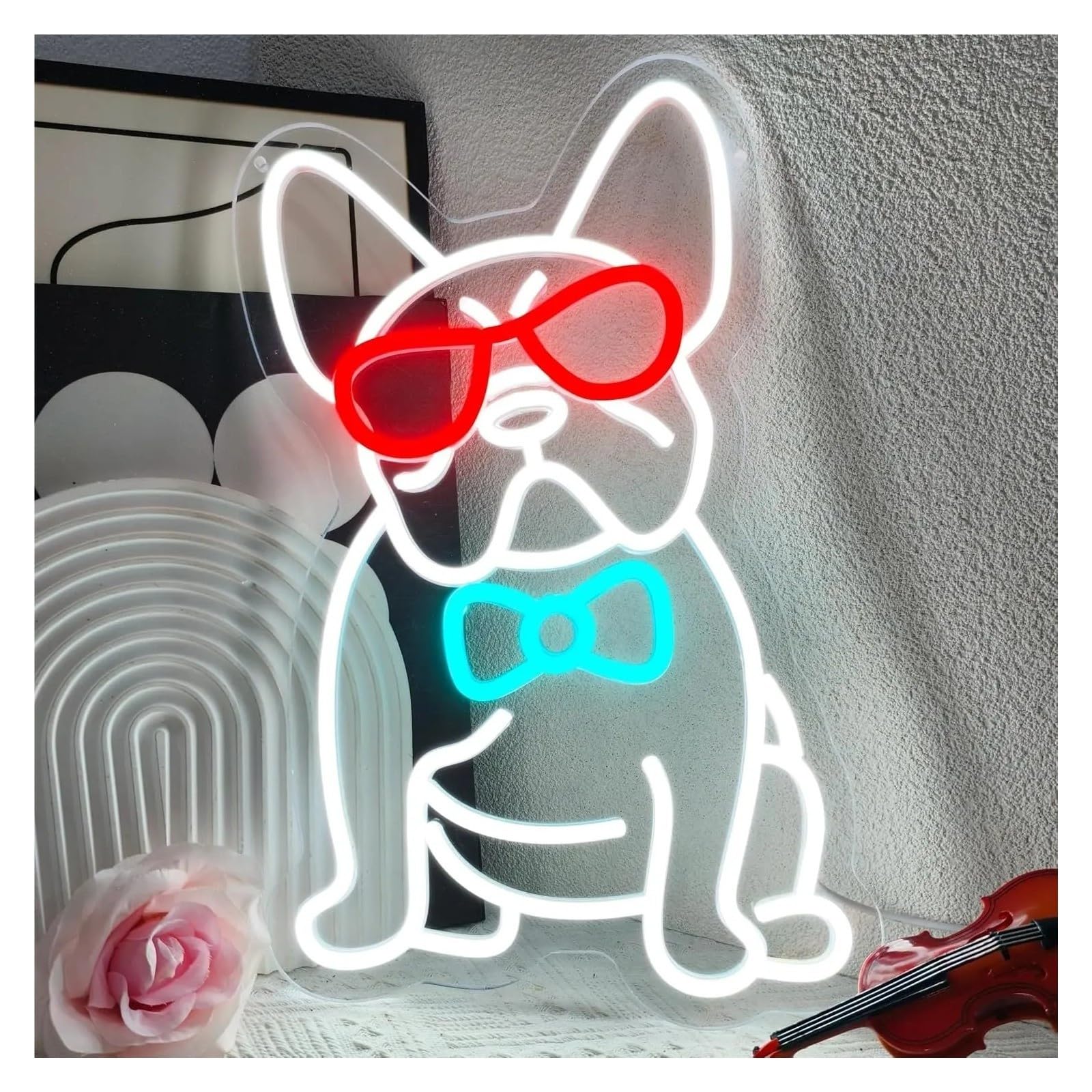 Insegna al Neon Insegna Al Neon A LED Bulldog Francese