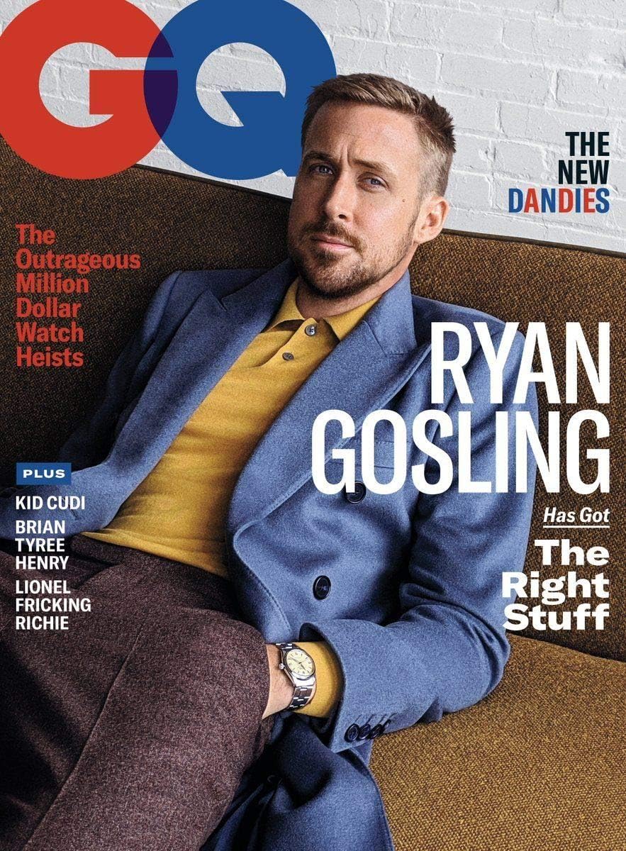GQ Magazine (November 2018) Ryan Gosling Cover
