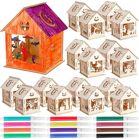 Wettarn Halloween Haunted House Paint Kit for Kids