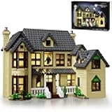Horror House Building Block Set, Scary Movie Haunted House Model Compatible with Lego Horror House Building Toy, Halloween Decoration Gift for Man, Woman or Horror Film Fans 18+(1275Pcs)