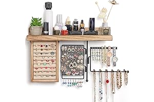 SOLIMINTR Jewelry Organizer & Earring Holder