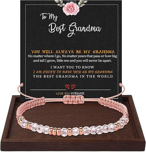 Btysun Morse Code Bracelets for Women Christmas Gift Stocking Stuffers for Teens Pink Braided Bracelets Inspirational Best Friend Birthday Gifts for Her High School Graduation Gifts for Her 2025 Mom Bracelet Jewelry