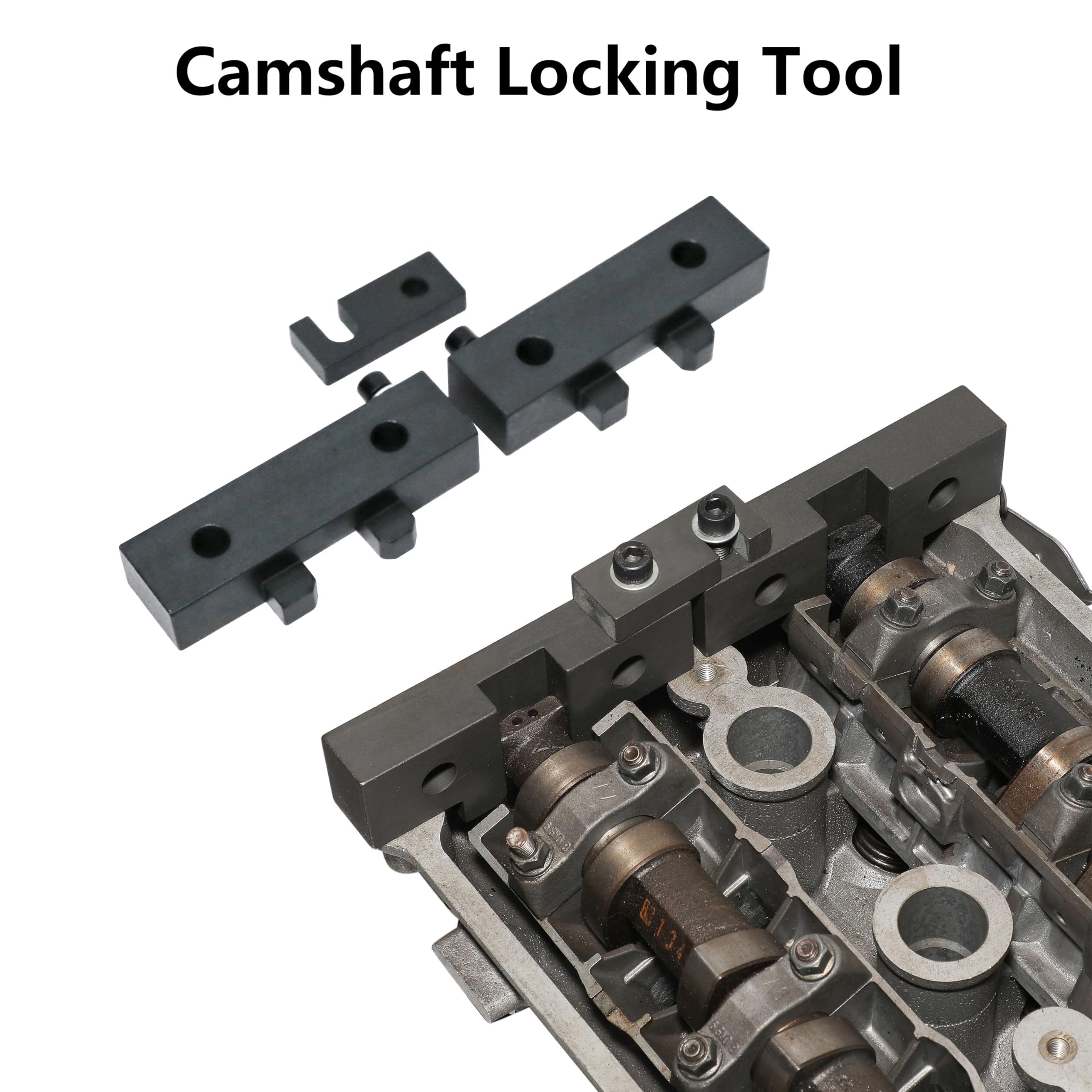 DPTOOL Kit Messa in Fase del Motore｜Strumenti per bloccaggio dell'allineamento Albero a camme ｜per BMW M52TU M54 M56 Attrezzi Cinghia dentata