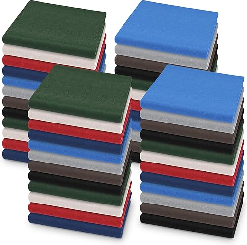 Miniatura 8 de Buryeah Paquete de 48 mantas de forro polar a granel de 50 x 60 pulgadas, suaves, acogedoras, ligeras para sofá, cama, habitación, viajes al aire