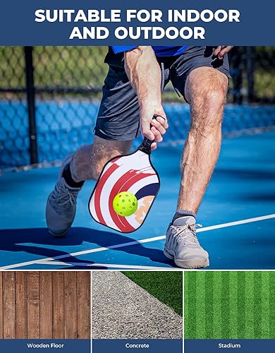 Miniatura 3 de DEERFAMY 40 pelotas de pickleball para exteriores e interiores, aprobadas por USAPA para jugar torneos sancionados, paquete de 46 unidades