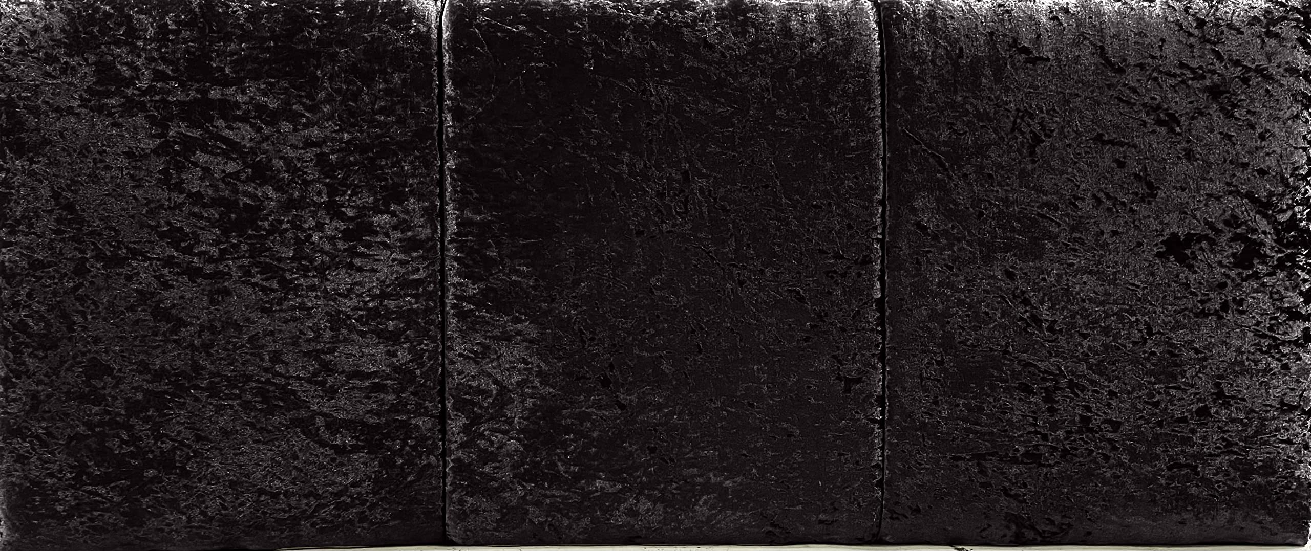 Affordable Luxury 20'' Alton Headboard in Crushed Velve Fabric, for Divan Beds, Bedroom and Hotel Furniture…t (Black, Small Single - 2FT6) (ALTCV20)