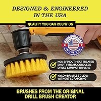 Vista 40 de Drillbrush Accesorios para barcos – Kit de limpieza de kayak – Kit de cepillo de limpieza de barco – Accesorio de cepillo de fregado marino