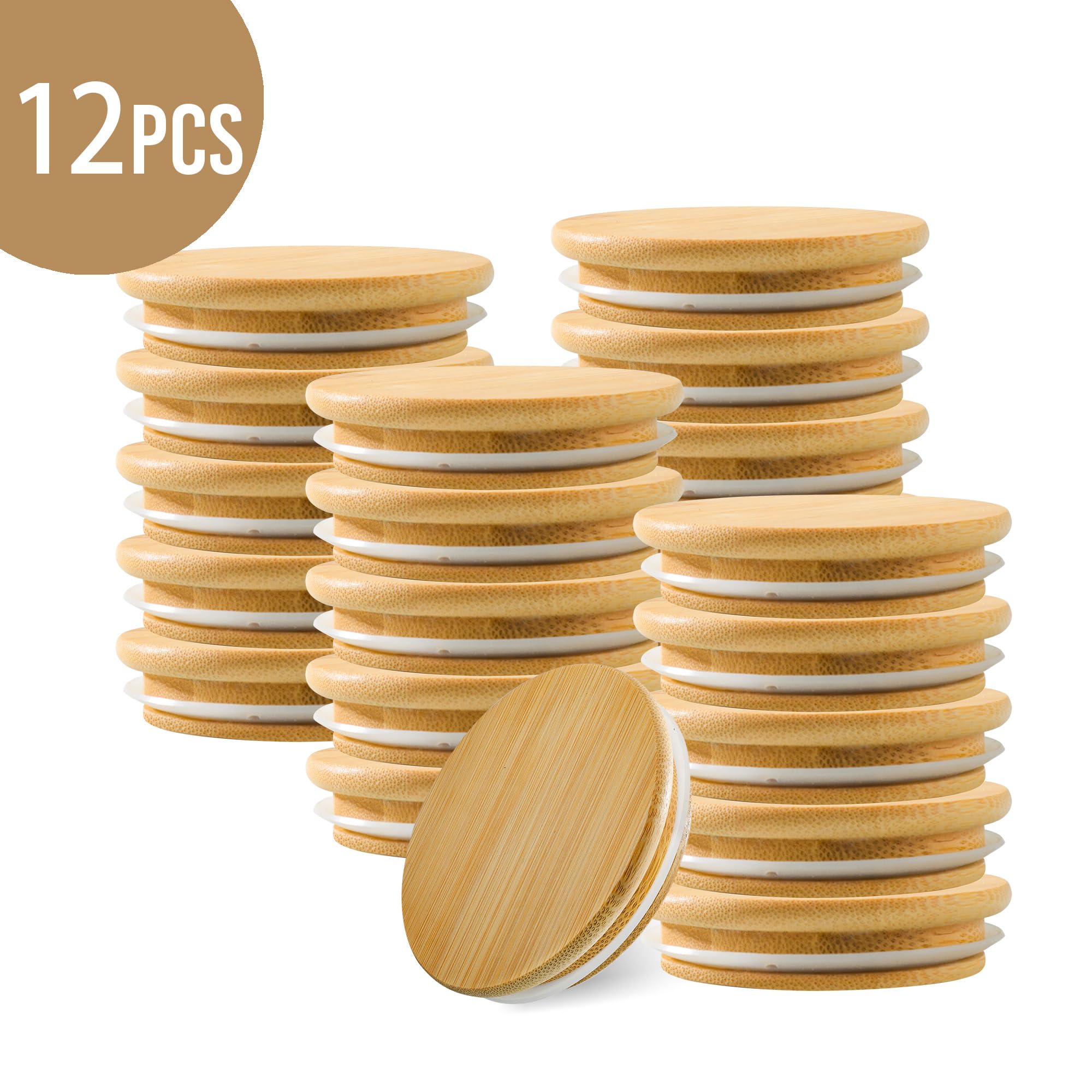 Cestino per il pane in legno massello di Acacia elegante con coperchio tagliere