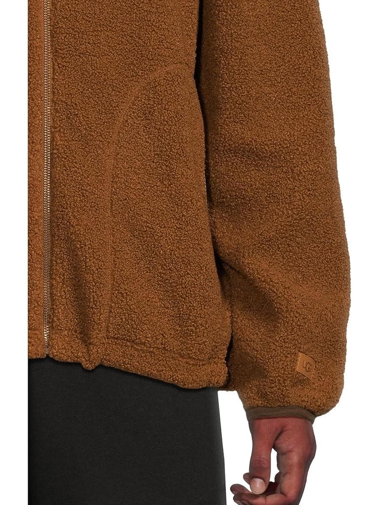 Red UGG Uggbraid Full Zip Hoodie