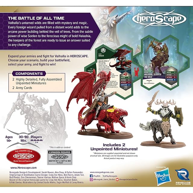 Foto 2 de 7 de Renegade Game Studios - Heroscape: Rising Tide - Sonlen & Halushia, Scion of The Wild Army Expansion