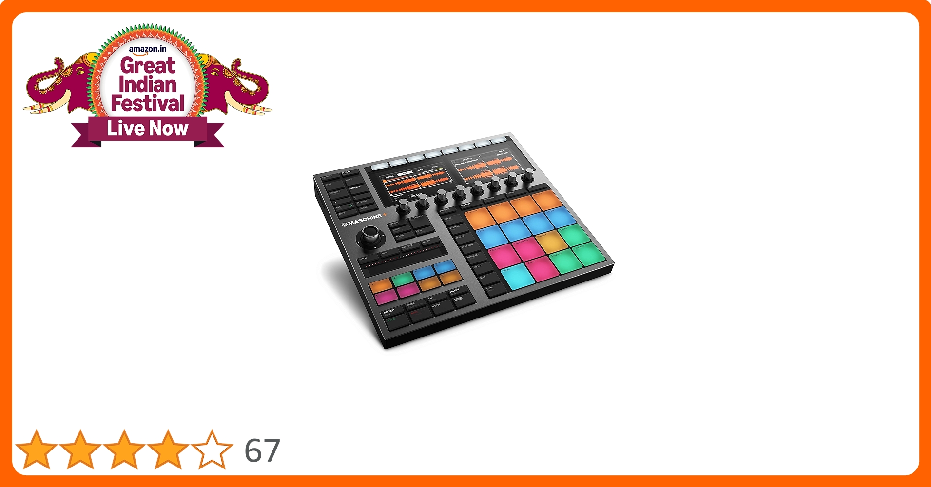DJ機材 Native instrument MASCHINE+ Native Instruments MASCHINE+ Production Workstation (28000