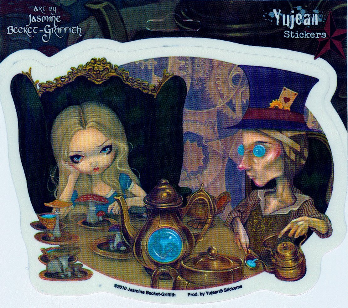 Alice and the Mad Hatter - Sticker / Decal